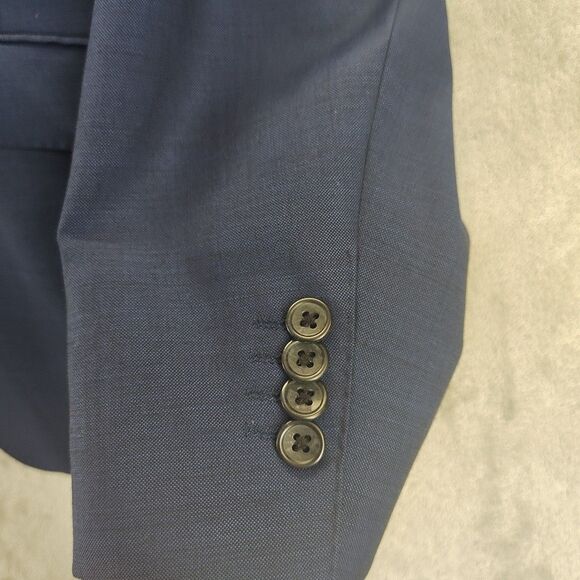 Paul Betenly Filarte Suit Jacket Mens 46R Blue Wool J-Aiden Sport Coat - Picture 11 of 15